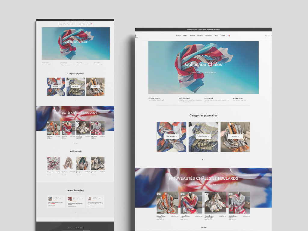 exemple de création site internet en France de notre client