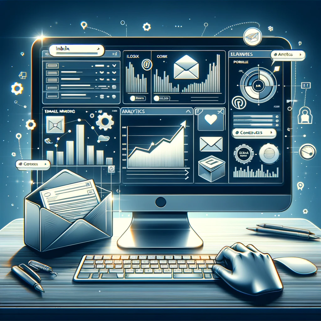 Trade marketing : stratégies, avantages, outils et exemple (2025) 10 trade marketing une interface de logiciel d'emailing